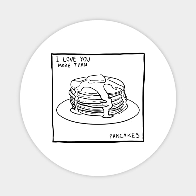 Pancakes Magnet by melivillosa